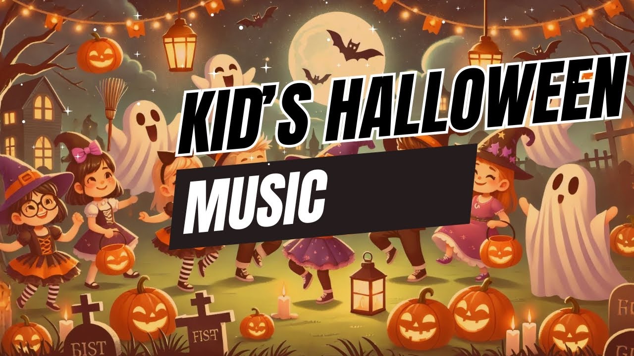 Kid's Halloween Music 🎃 Clean Halloween Songs Playlist 👻 Instrumental Background Music
