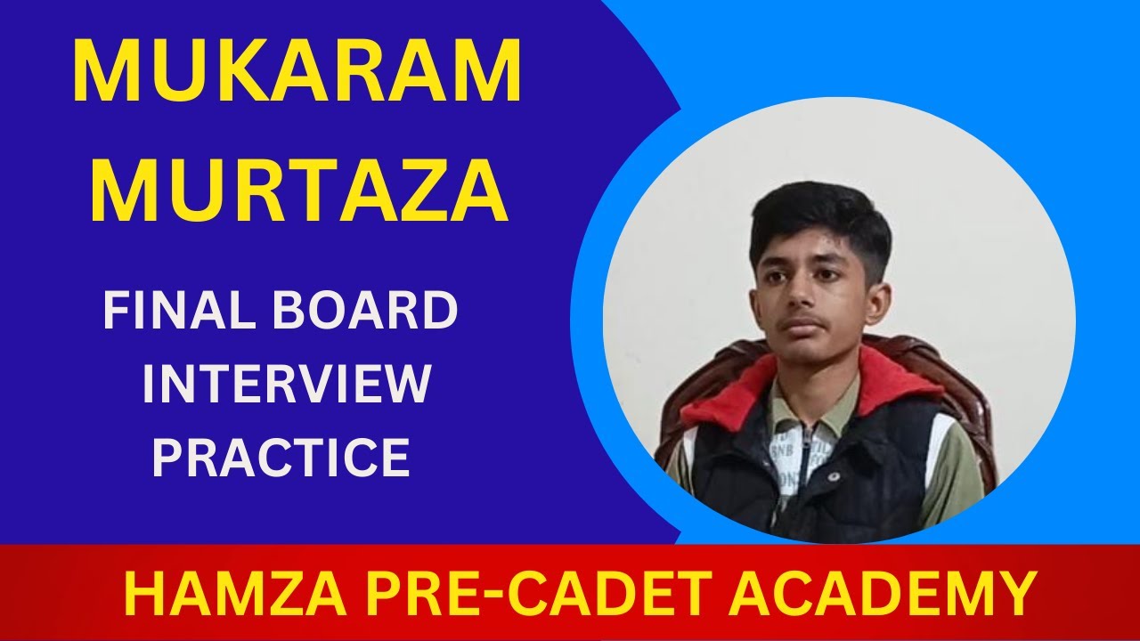 PAF Sargodha/lower Topa/MCM/MCJ Final Board Interview || Interview Preparations || Hamza Academy