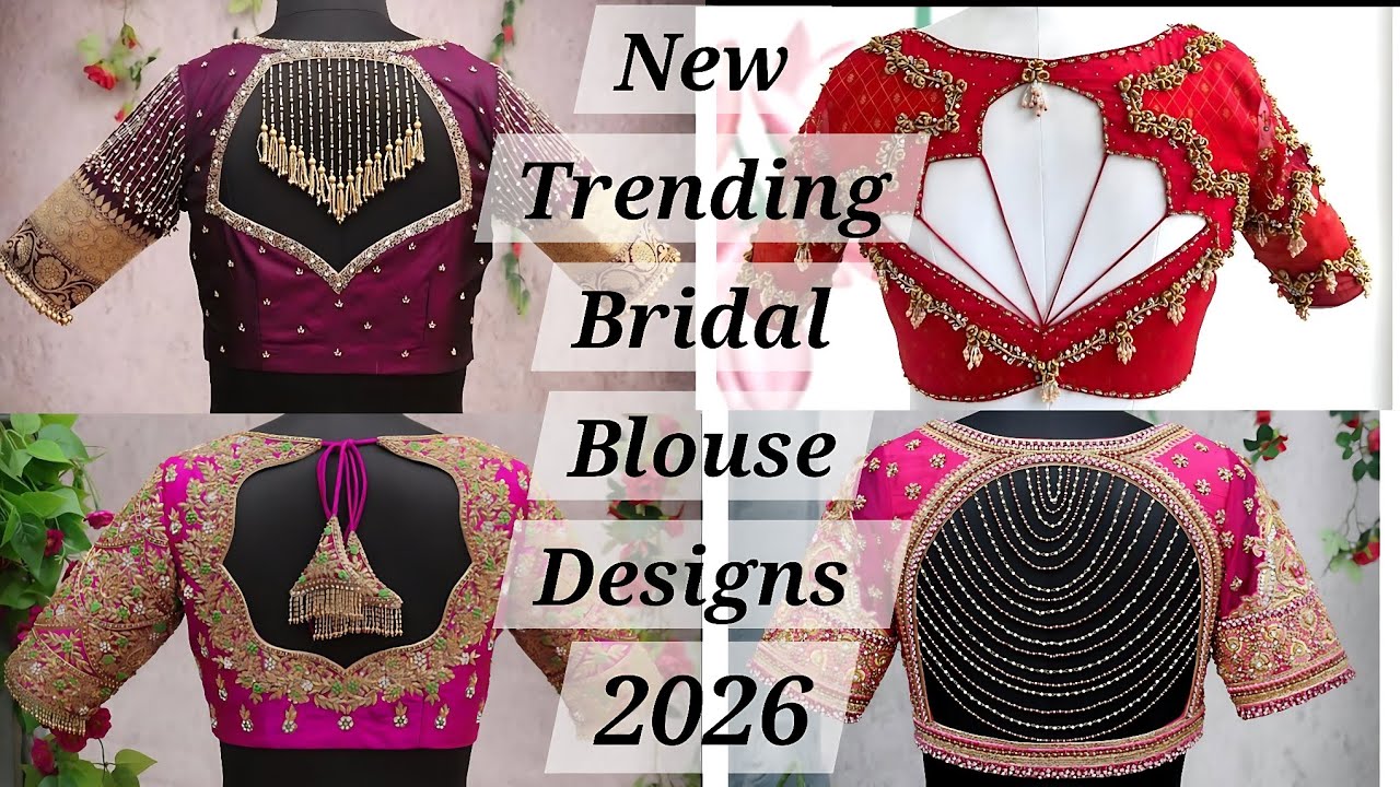 💯Bridal Blouse Designs/ New Trending Bridal Blouse Designs 2026/ #new #bridal #blousedesign #trend 