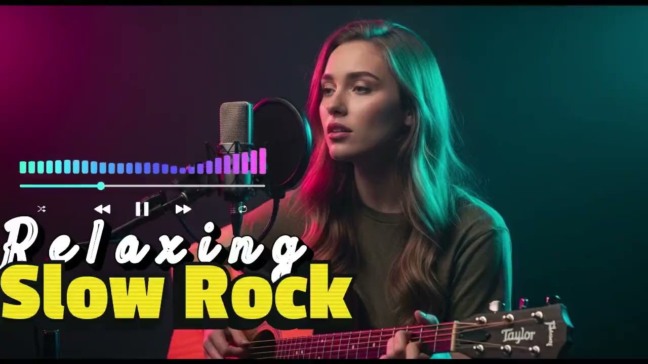 Relaxing Slow Rock Music for Stress Relief 🌅 Calm Rock Vibes After a Long Day