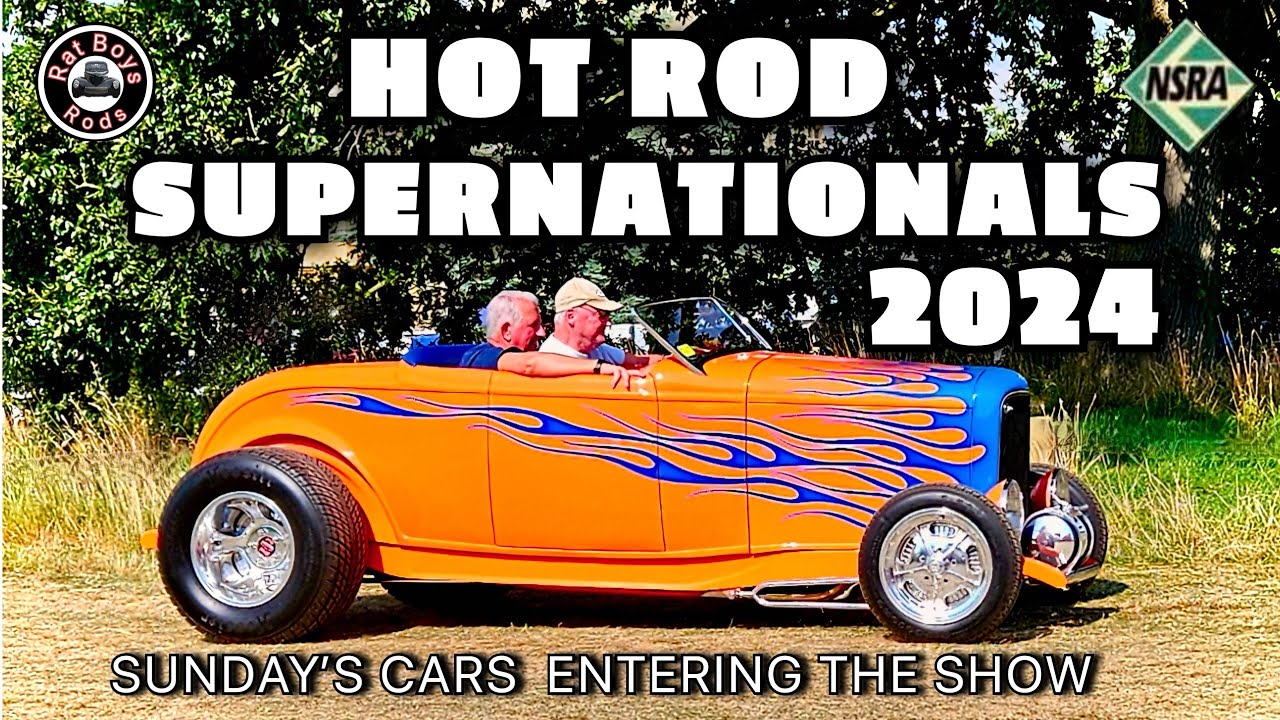 Hot Rod Supernationals NSRA. All The Cars Going into the Sunday Show