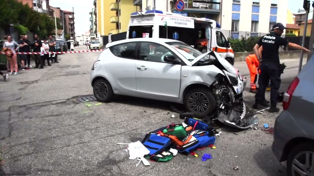 Vigevano: incidente in via Mentana