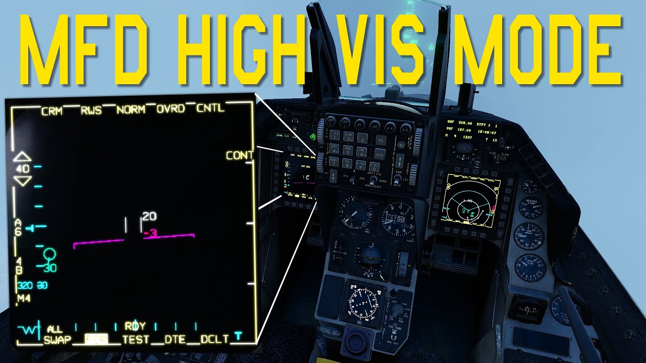DCS: F-16 Make MFD's More Visible