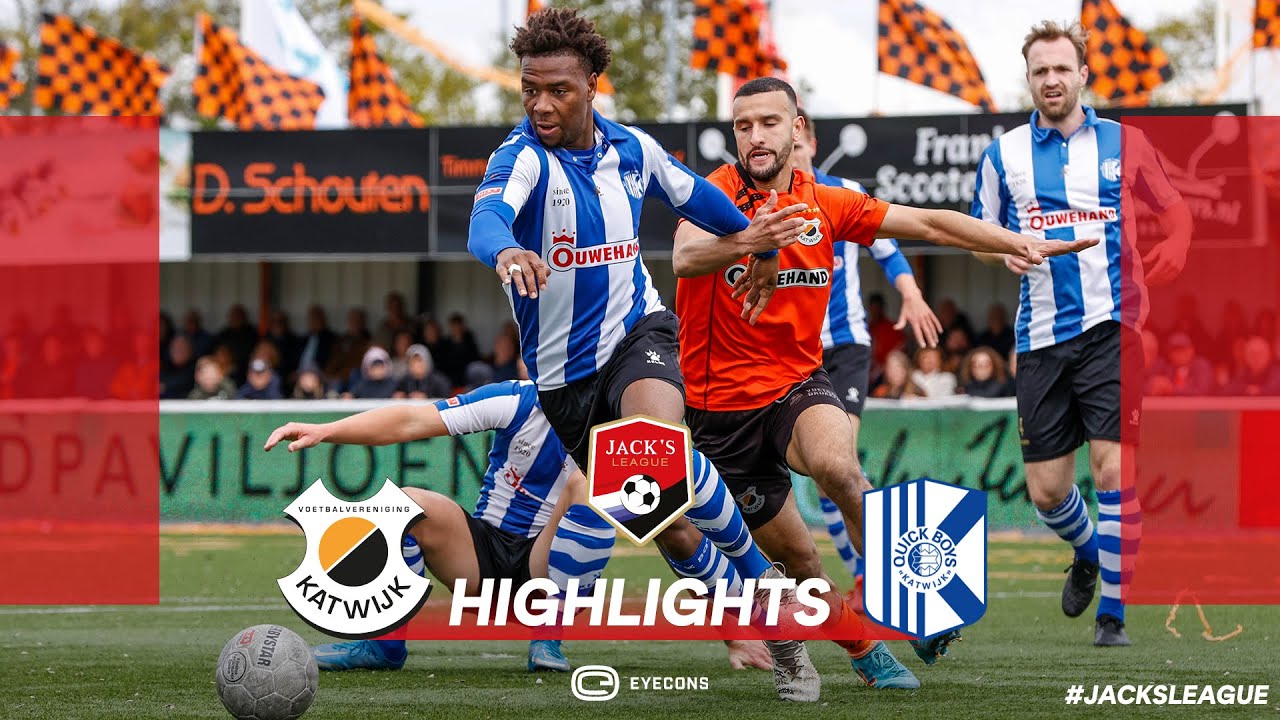 WIE WINT DE KATWIJKSE DERBY 🔥 | VV KATWIJK - QUICK BOYS | Jack's League 21/22 | Samenvatting