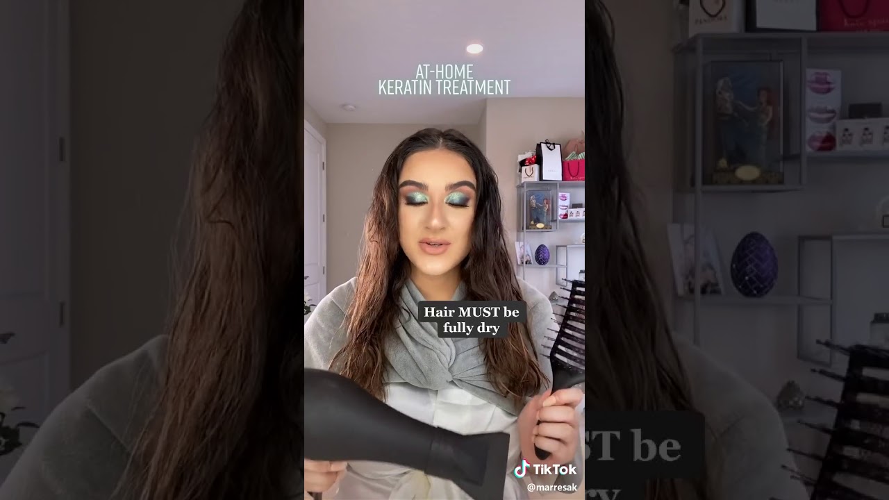 Keratin Treatment at Home. Very Easy Method.. you Loving it..❤