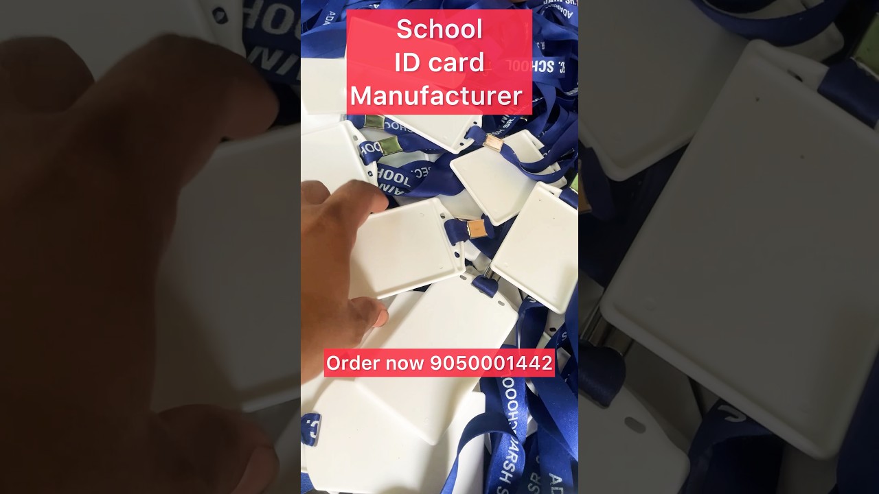 School ID card Manufacturer & Wholsale #idcards #idcardholder #idcard #srkteamstar #carddesign