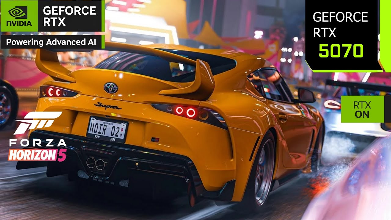 Forza Horizon 5 | RTX 5070 4K, 1440p, 1080p DLSS 4.5 Multi Frame Generation | PC Performance