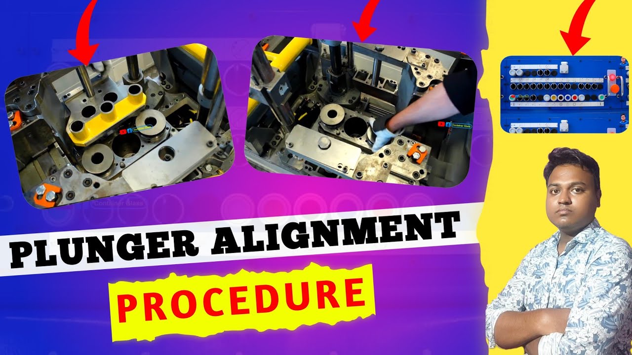 Plunger Alignment//MMD training video//part #06//EMHART GLASS//Container Glass