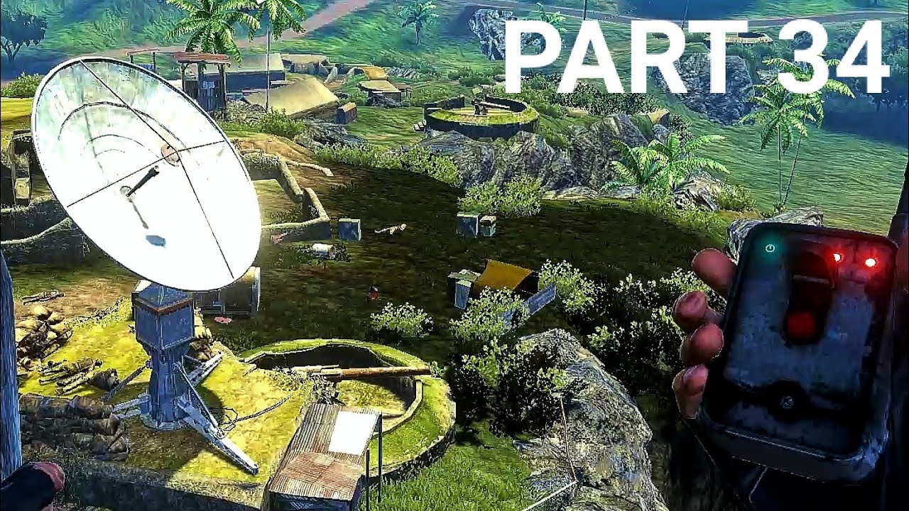 Far Cry 3 Gameplay Walkthrough Part 34 - PAINT IT BLACK - Place an explosive device on the satellite