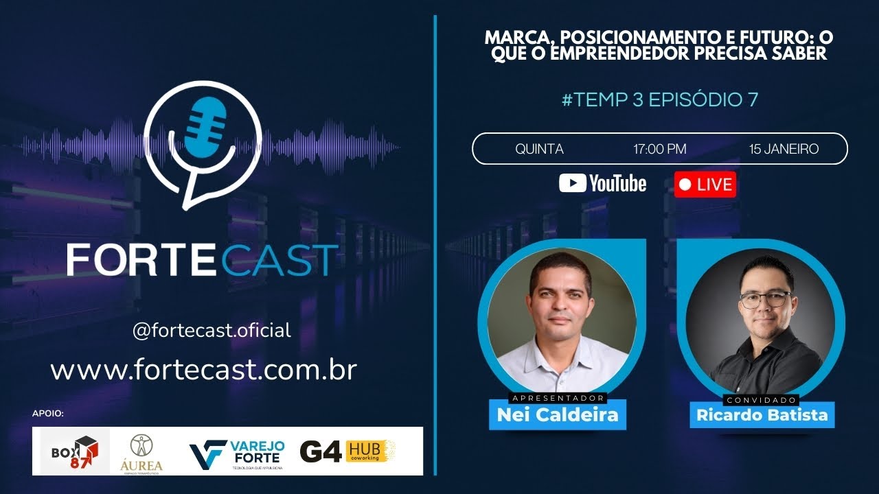 Ep- 007 / Temp 3 - Marca, Posicionamento e Futuro: O Que o Empreendedor Precisa Saber