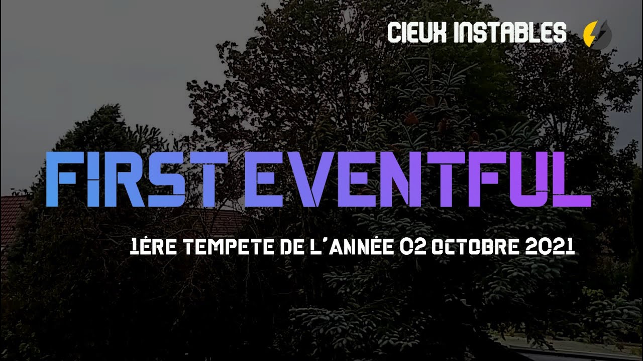 TEMPÊTE DU 02 OCTOBRE 2021: PREMIERE RAFALES 120 KM/H 🌀 