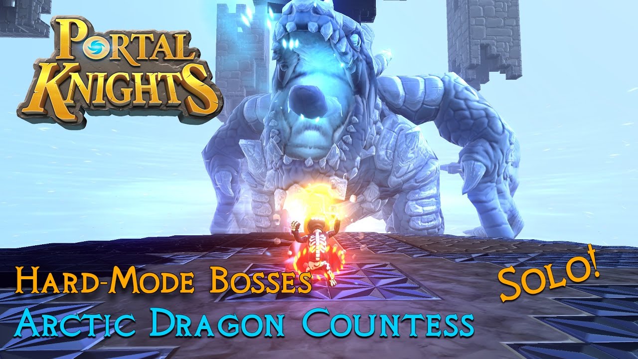 Portal Knights - Hard Mode Dragon Countess Solo!