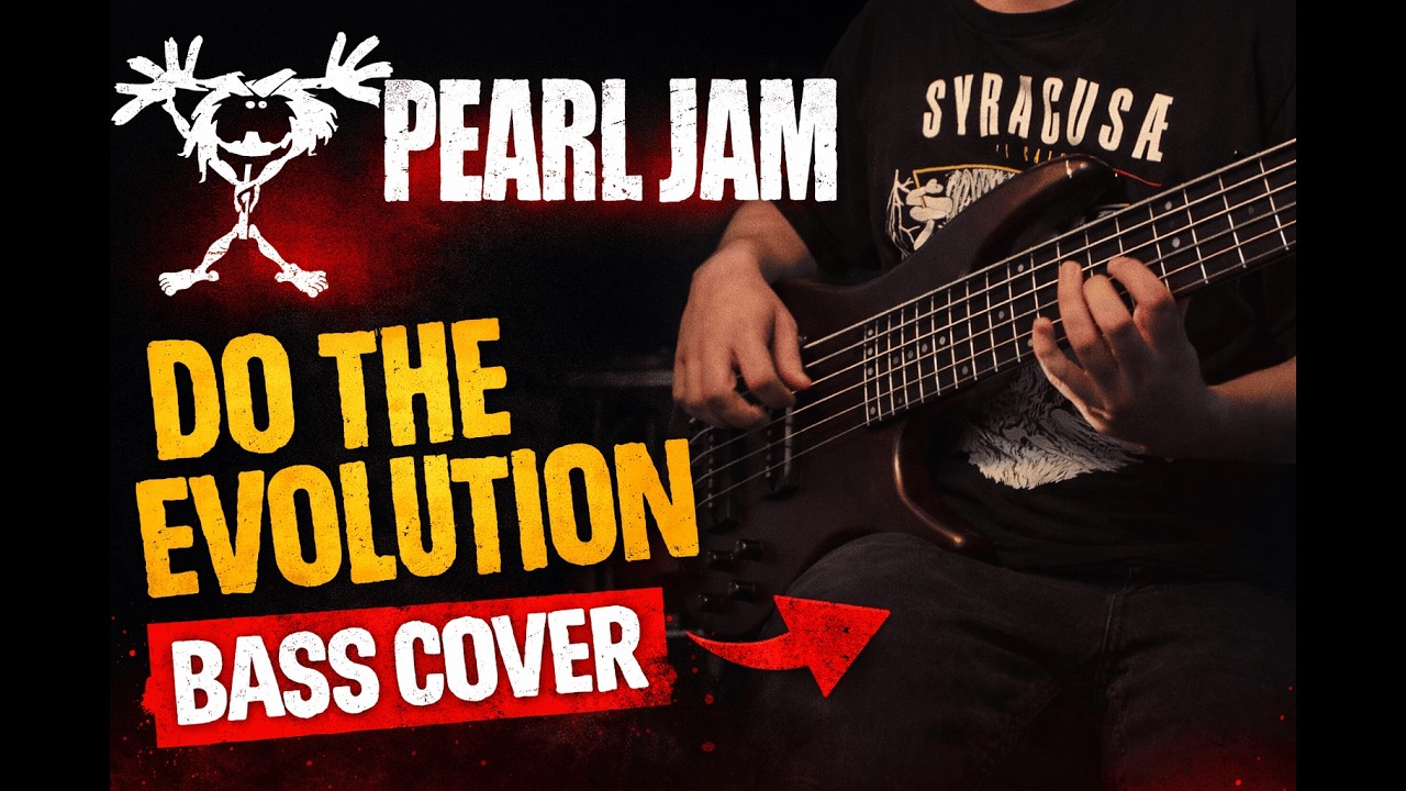 Do The Evolution – Pearl Jam | Bass Cover (4K) #pearljam #dotheevolution