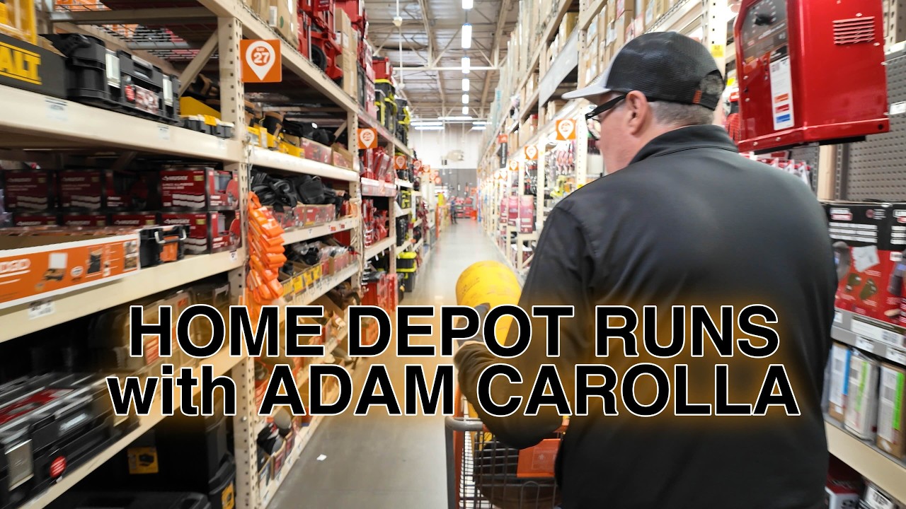 HOME DEPOT RUNS with Adam Carolla | WD-40 Deodorant & Urinal Sink Update