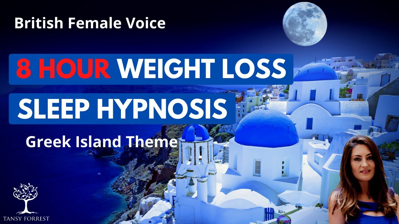 8 Hour Weight Loss Sleep Hypnosis with Repeated Affirmations (Female Voice Sleep Hypnosis)