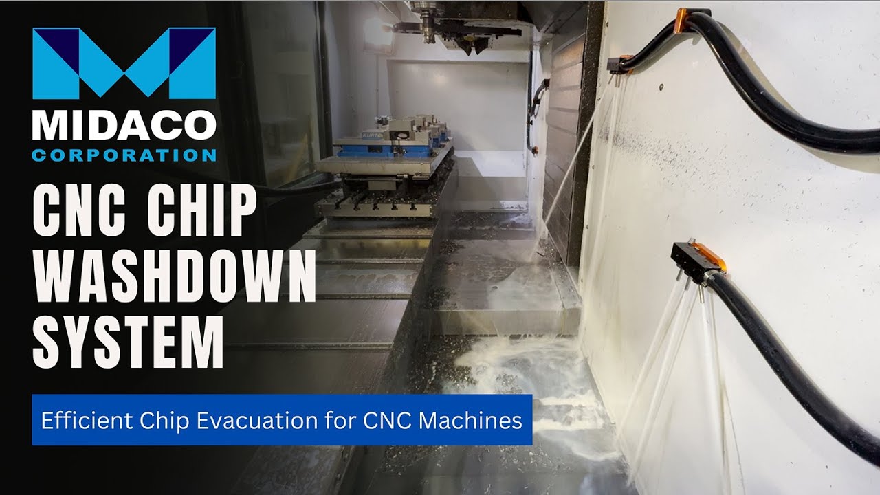 MIDACO CNC Chip Washdown System &ndash; Efficient Chip Management for CNC Machines