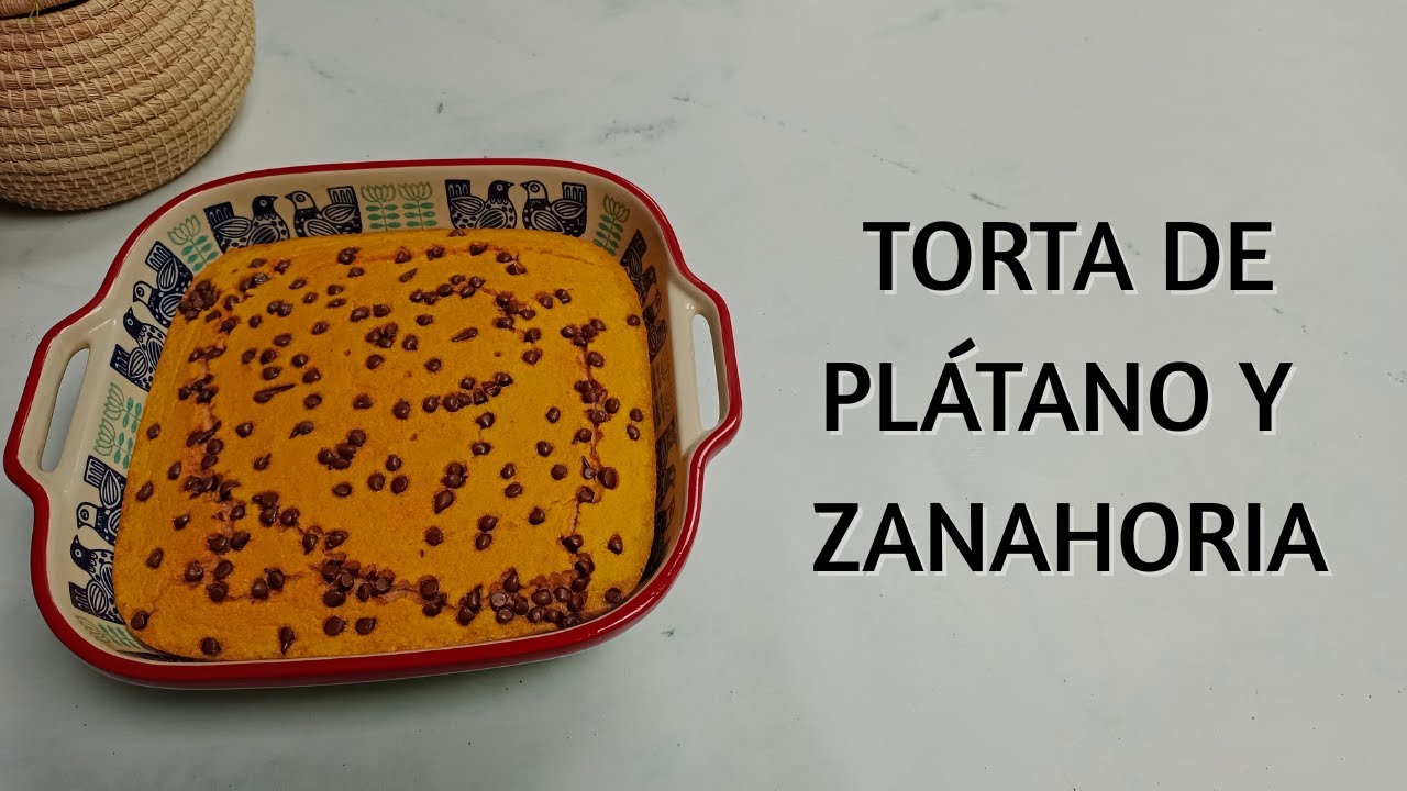 Cómo Hacer Torta de Plátano y Zanahoria
