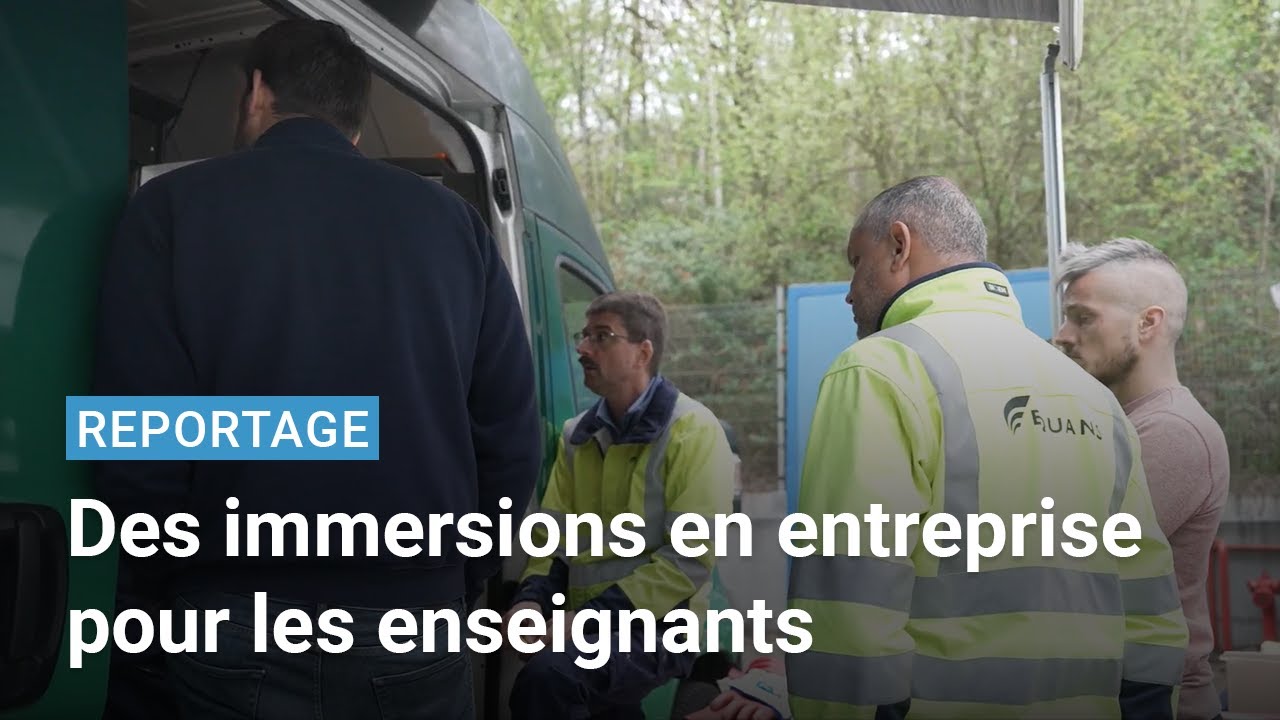 Entr'apprendre : des immersion en entreprise pour les professionnels de l'enseignement qualifiant