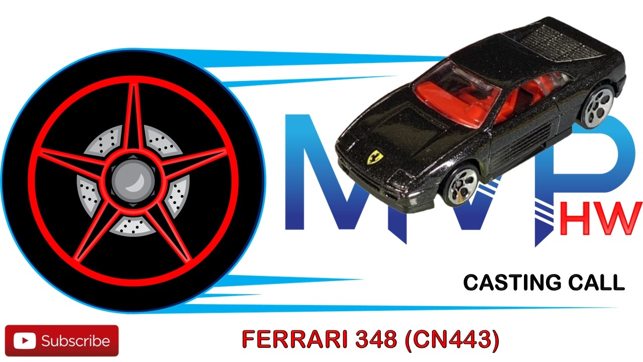 MVP Hot Wheels Ferrari 348 #7 (CN443)