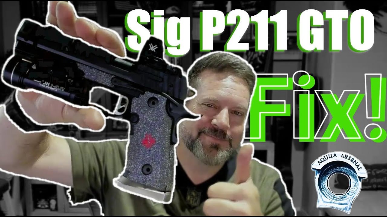 SIG P211 PERMANENT FIX - Metal Plug Install + Atlas Spring Test  