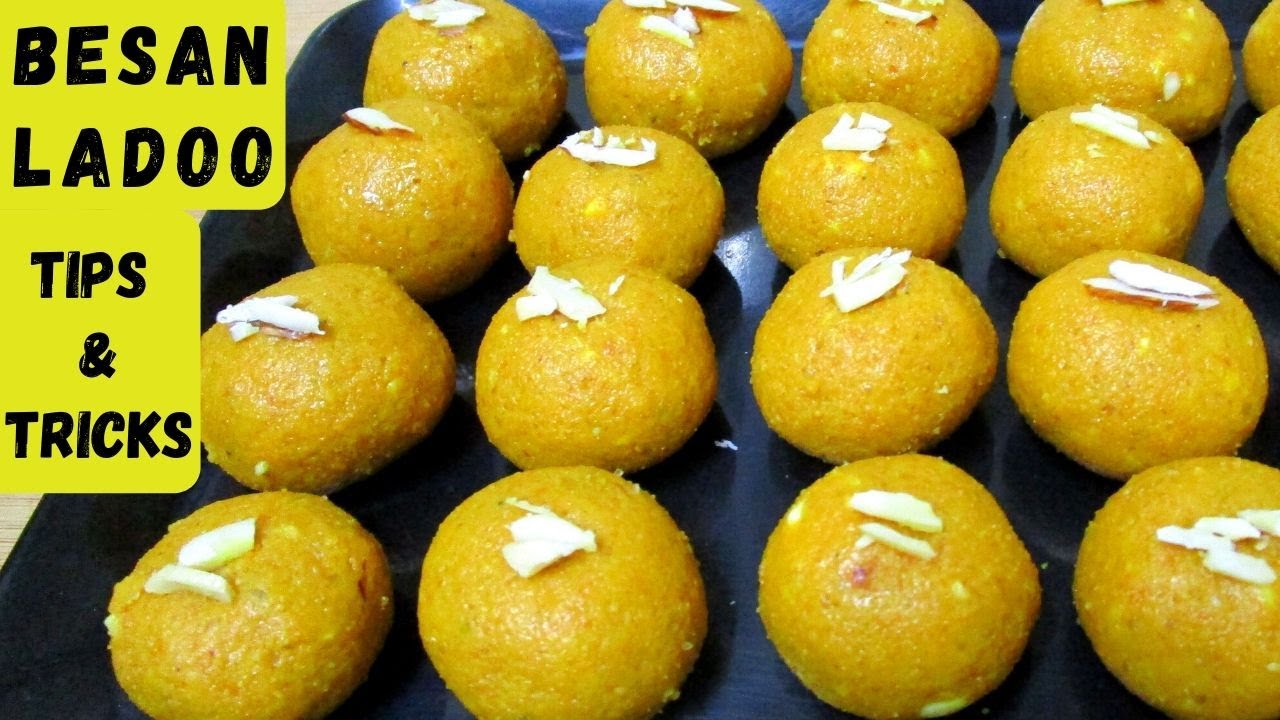 Besan ke Ladoo | बेसन के लड्डू हलवाई जैसे | Besan Ladoo with Tips & Tricks | Khushboocooks