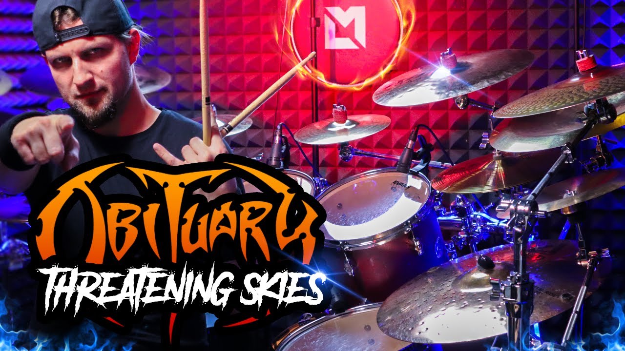 ⚡ OBITUARY - Threatening Skies // 𝗟𝗠 𝔡𝔯𝔲𝔪 𝔠𝔬𝔳𝔢𝔯 ⚡