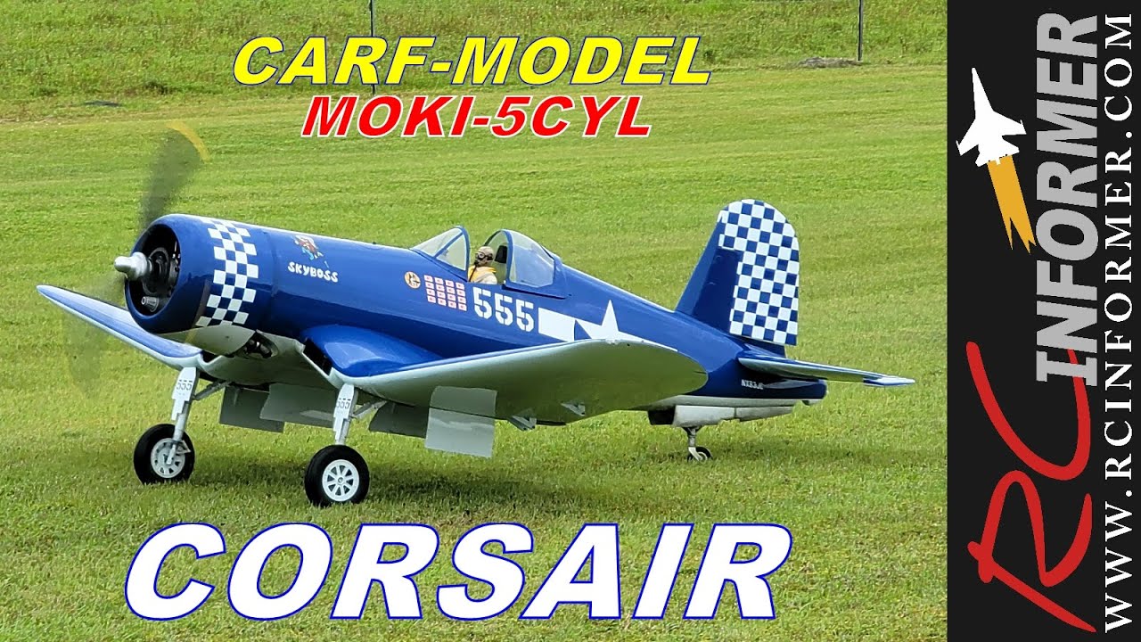 CARF-MODEL Corsair F4U-1D w/MOKI 5-cyl Radial at OSCEOLA Flyers By: RCINFORMER