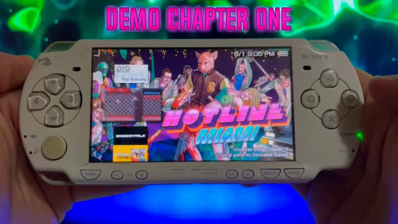 HOTLINE MIAMI en un PSP | luigi2498