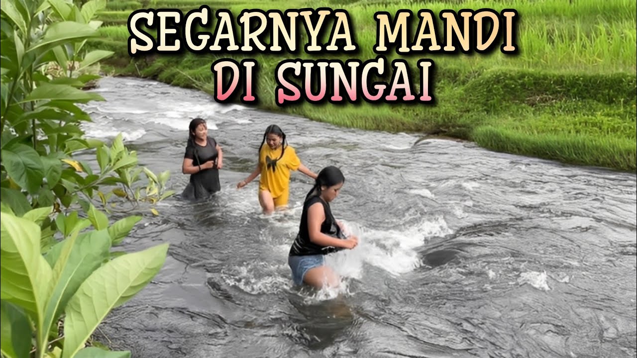 Menikmati Segarnya Renang di Sungai Perbatasan Garut–Tasik