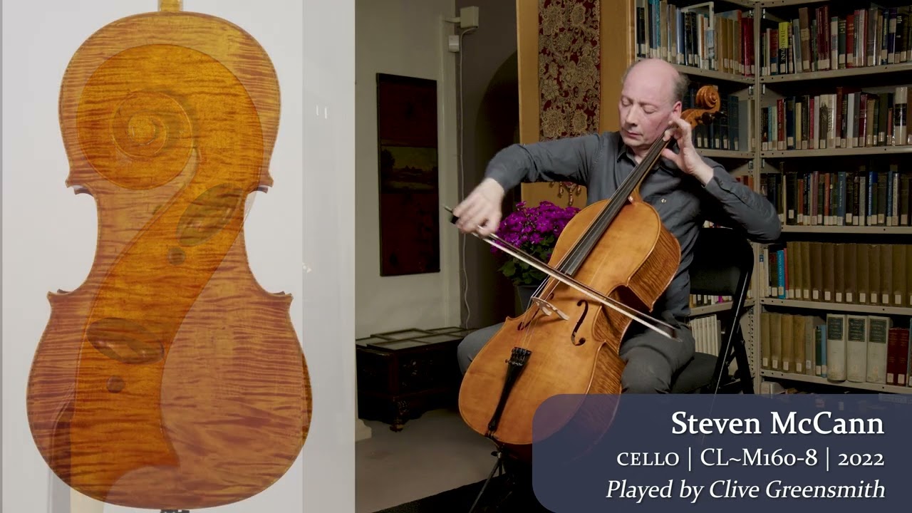 Steven McCann cello #45 / Clive Greensmith / at the Metzler Violin Shop