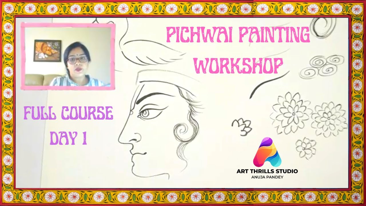 Pichwai Painting Live Tutorial: Day 1