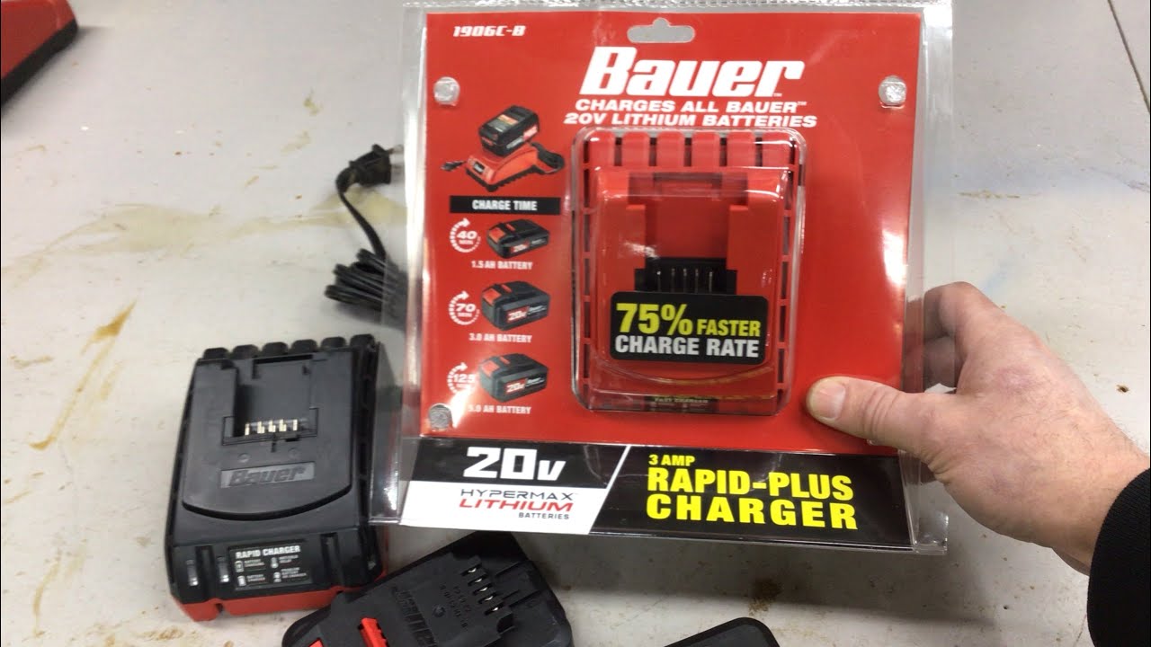 Harbor Freight Bauer Rapid Charger vs The Rapid Plus Charger / How Much Faster Is It?
