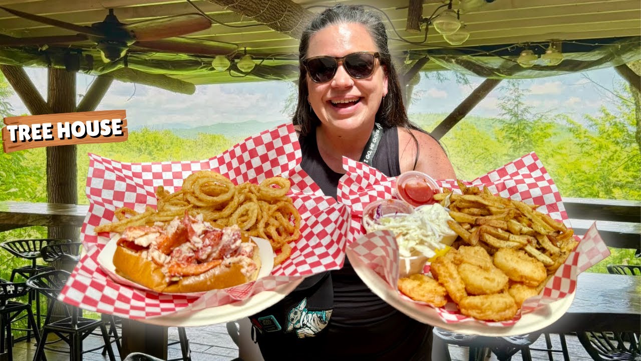 EATING LOBSTER ROLLS IN A 
