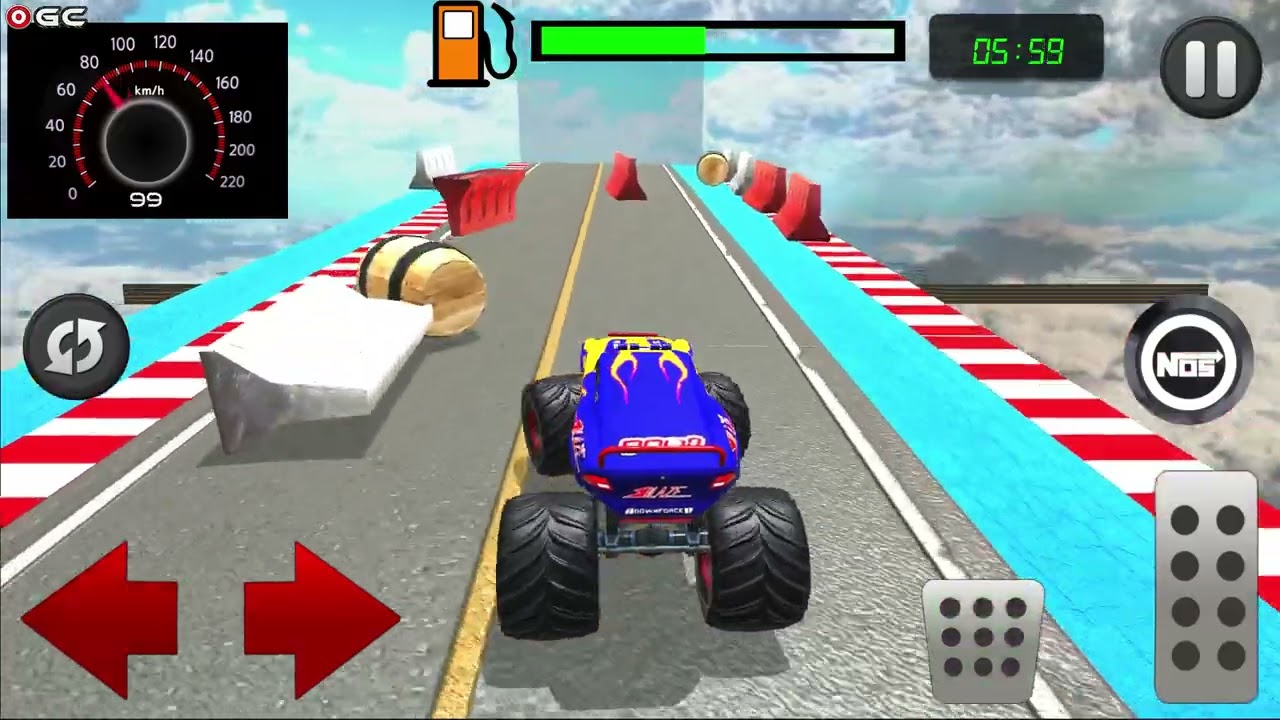 Monster Truck Impossible Tracks Racing  Stunt Game / Android GamePlay #2