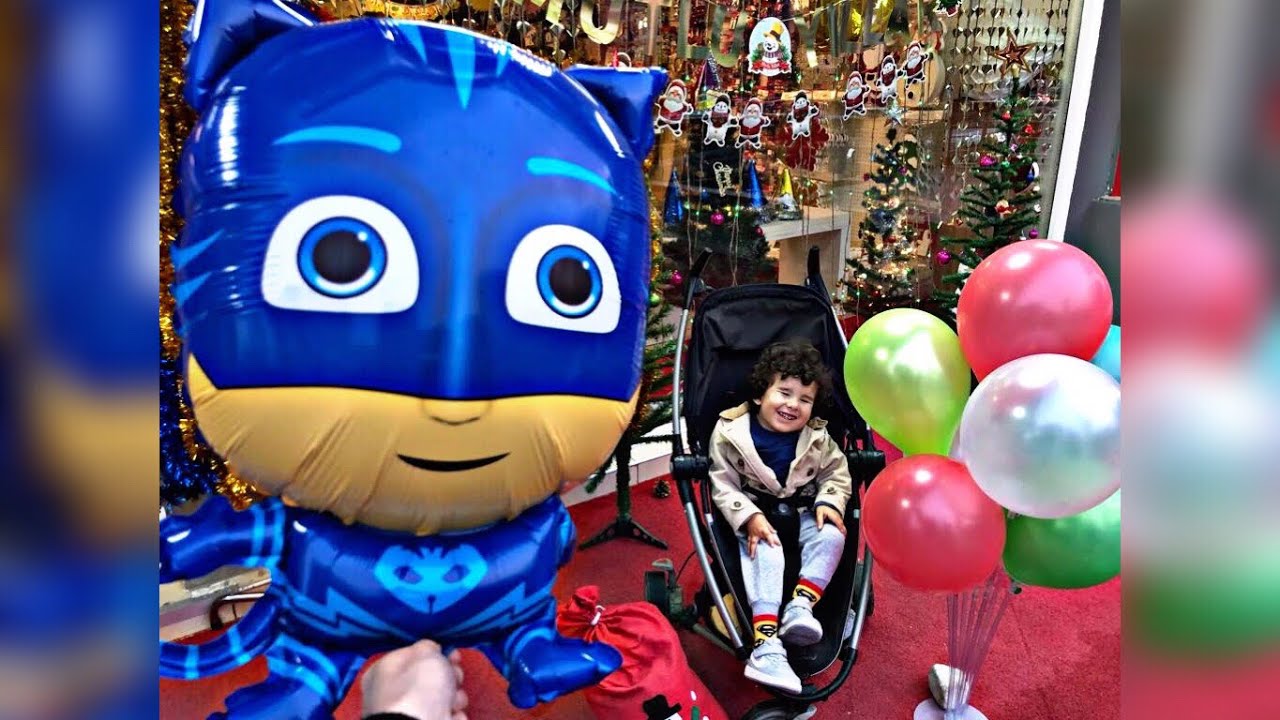 UÇAN BALON PEPEE NİLOYA KEDİ ÇOCUK SPİDERMAN ALDIK. BALON PARK A GİTTİK ALP’LE.