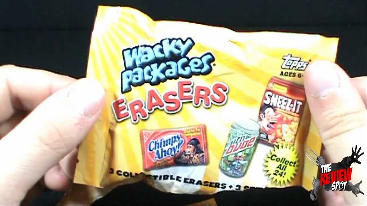 Collectible Spot - Topps Wacky Packages Erasers