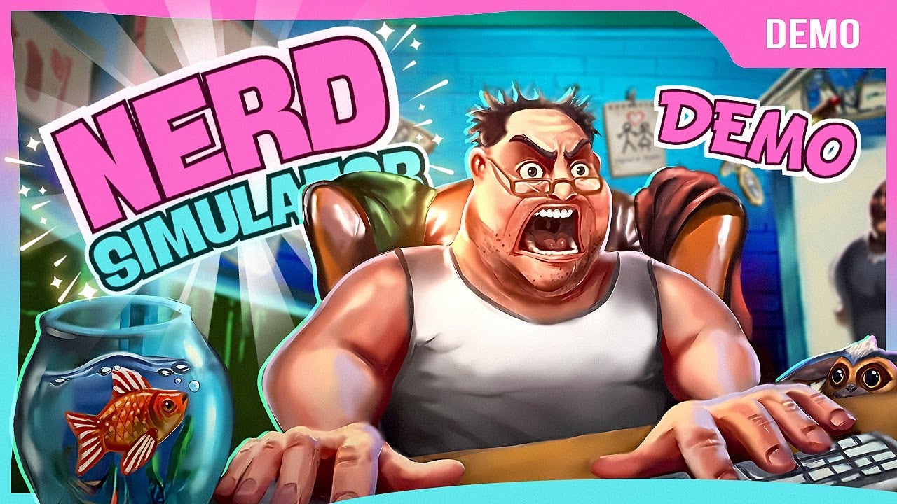 &Uuml;bergewichtig, Unterbelichtet, in Mamas Keller eingerichtet 🖥️ Nerd Simulator (Demo) 1/3