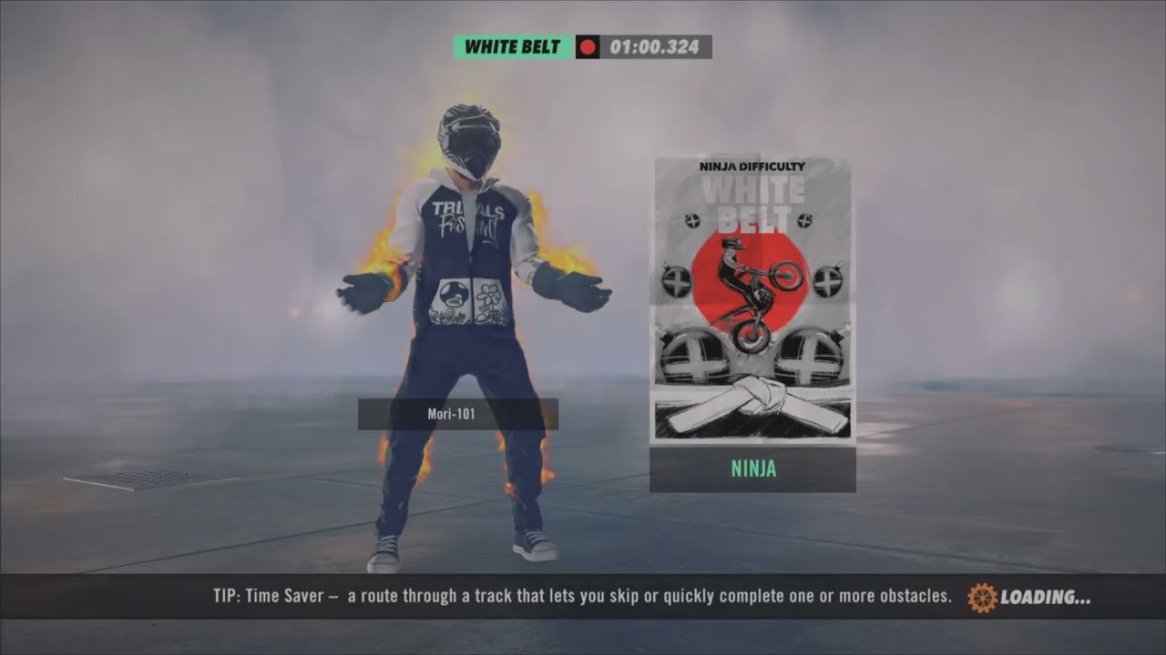Trials Rising - Ninja White Belt 0 Fault | Diamond Medal