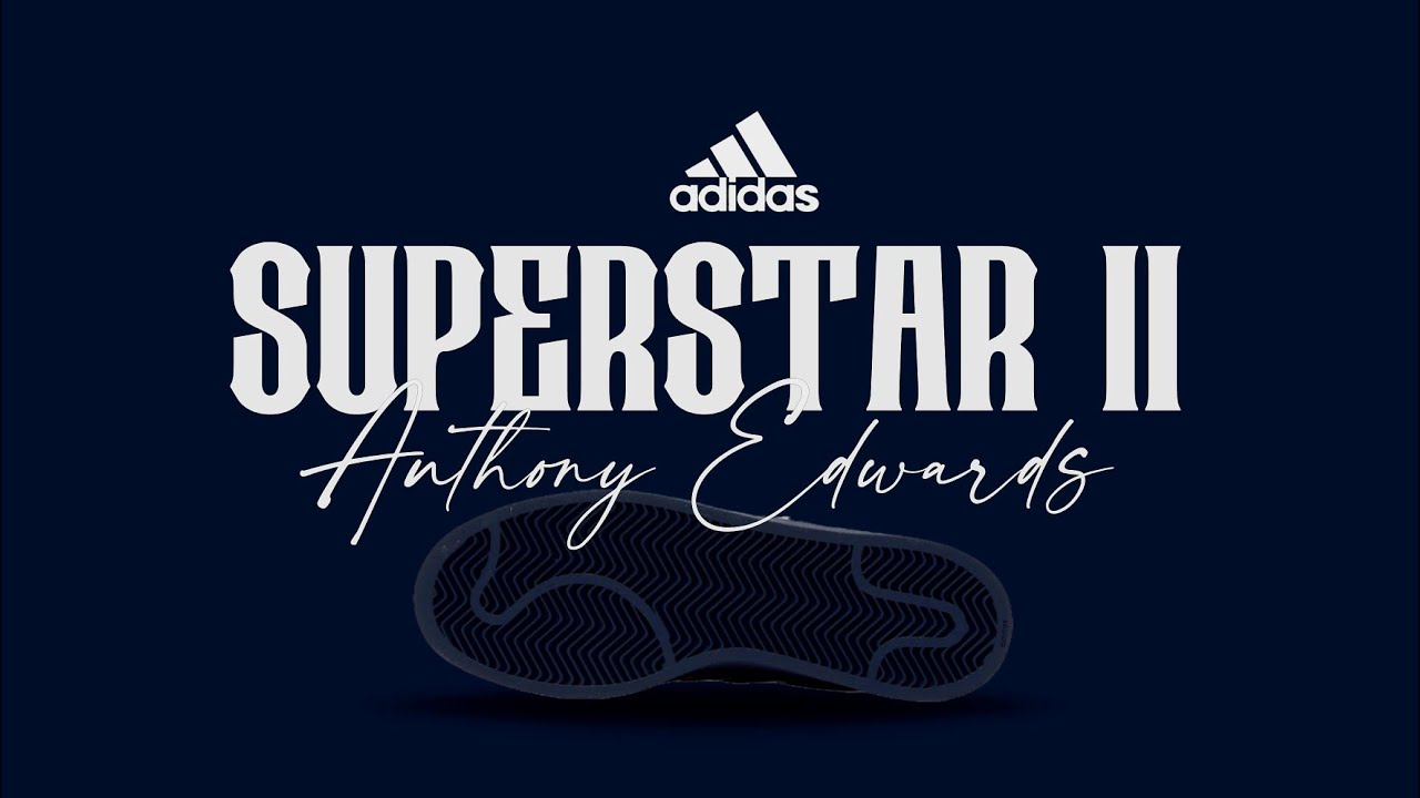 Кроссовки Adidas Superstar II возвращаются в расцветке «Navy Croc» от Anthony Edwards.