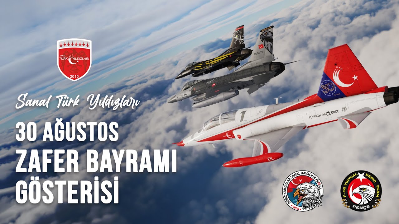 Sanal Türk Yıldızları - 30 Ağustos Zafer Bayramı Gösterisi (2022)