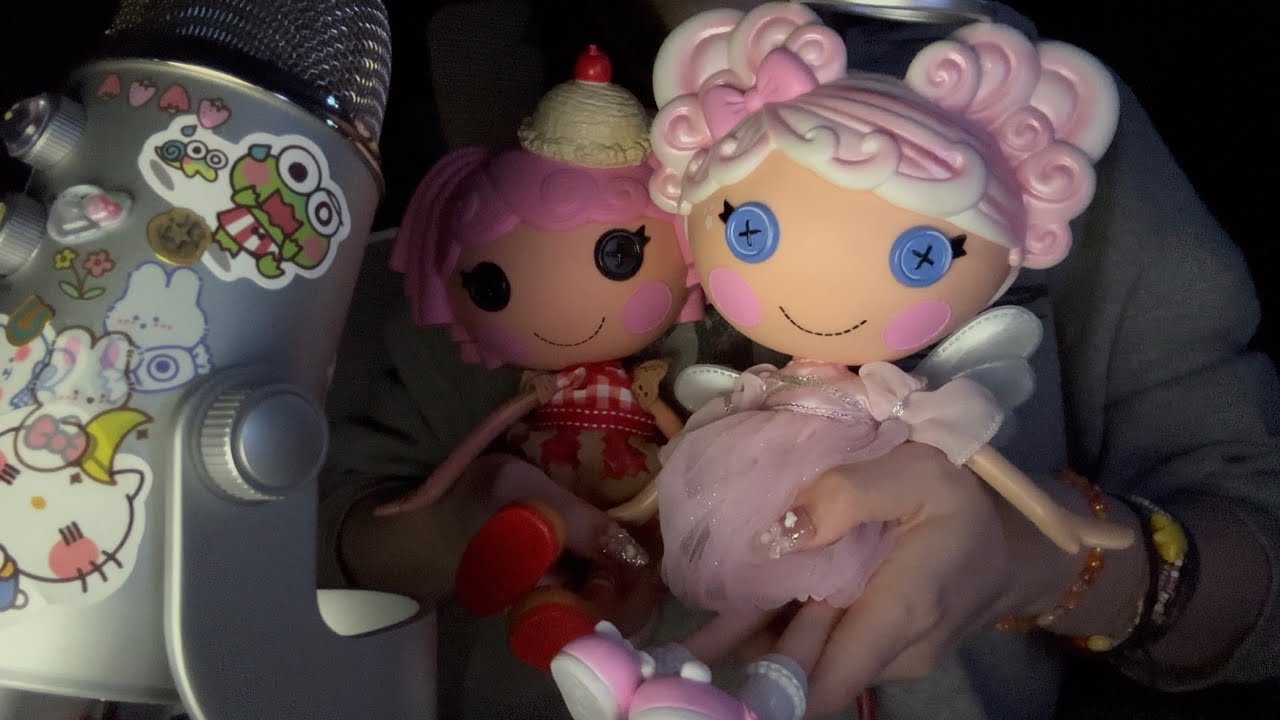 ASMR ★ describing my new lalaloopsy (tapping & whispering) 