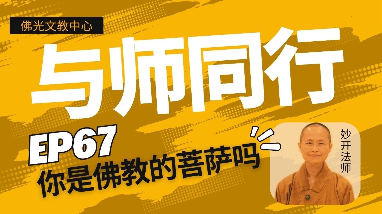 EP 67 | 《与师同行》 你是佛教的菩萨吗