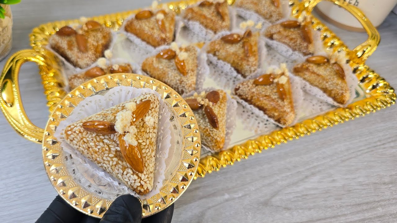 القاطو لي ما نستغناوش عليه في العيد 😍 حلوة الجلجلانية الاقتصادية تذوب في الفم وتقطع كمية كبيرة