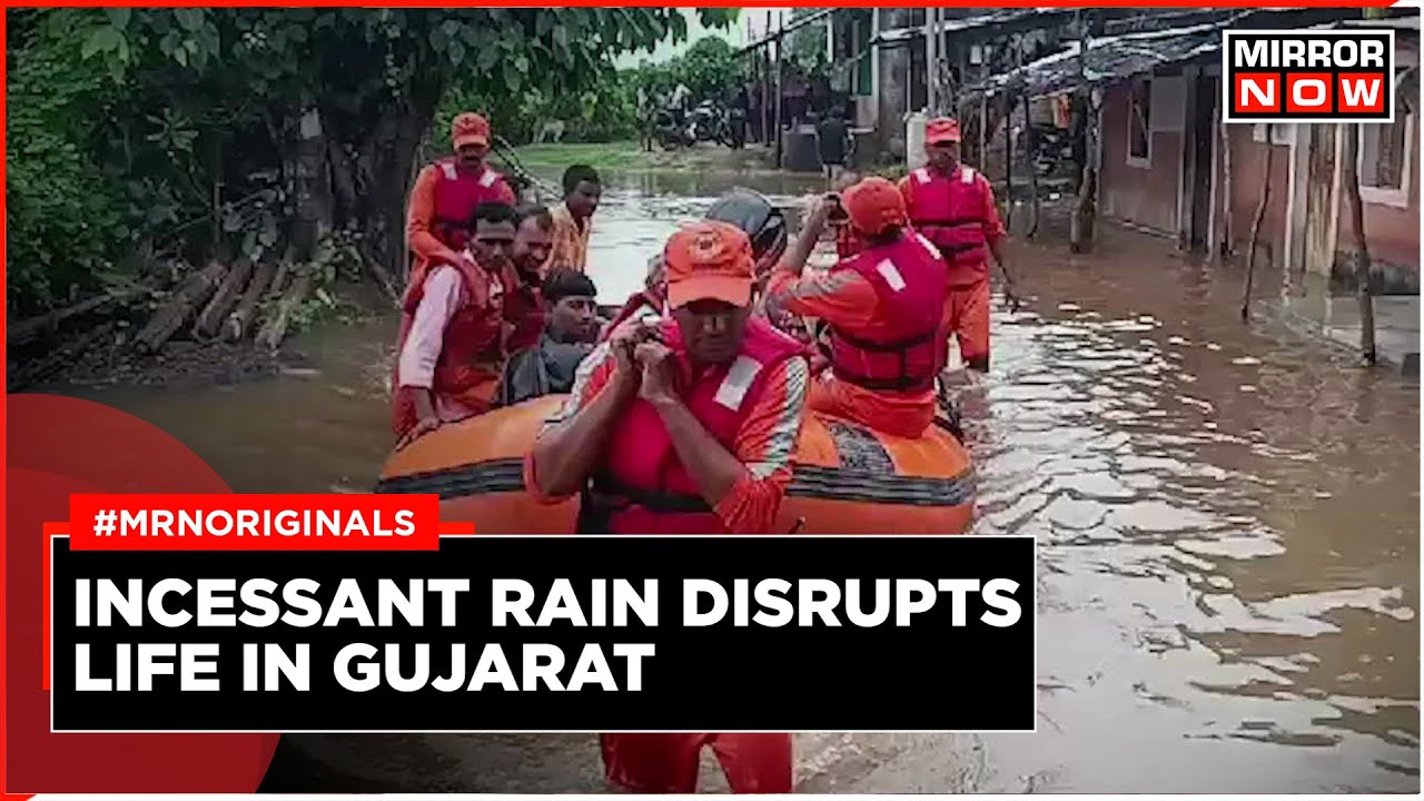 Gujarat Rain: Heavy Rainfall Cause Flooding | Over Thousands of People Displaced, Village Submerged