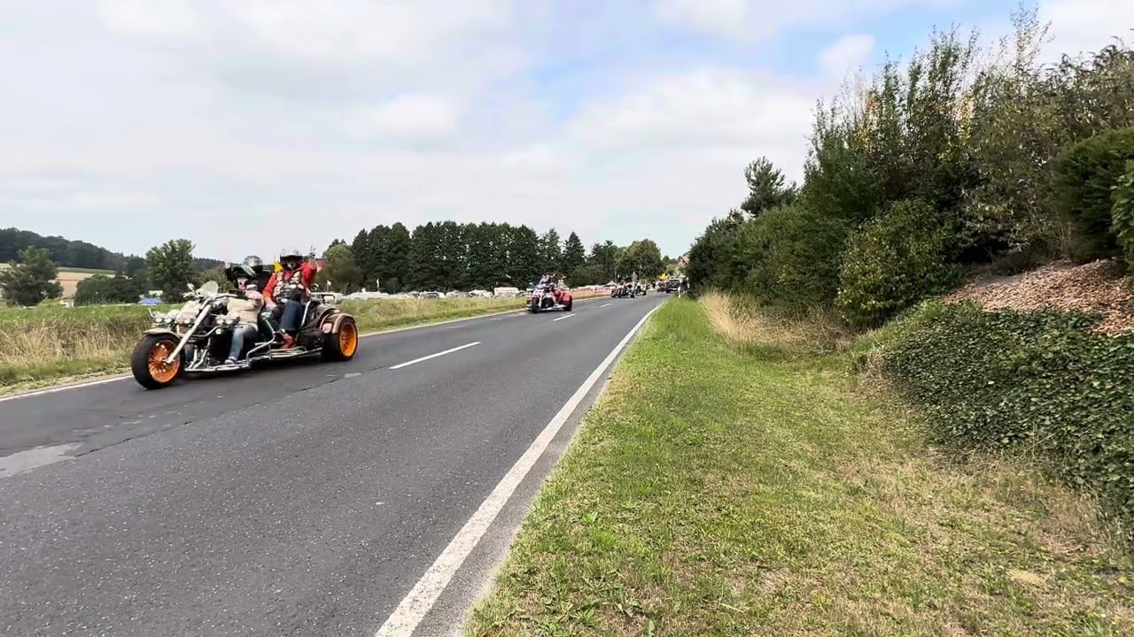 Trike Treffen 2025 bei den Dreiradfahrern in Thalau  Ausfahrt 