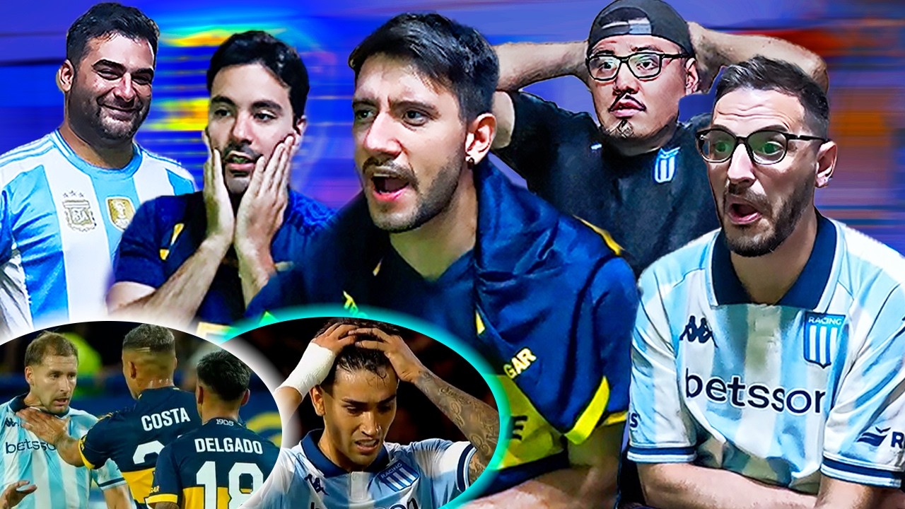 Boca vs Racing | Reacciones de Amigos | Torneo Apertura 2026