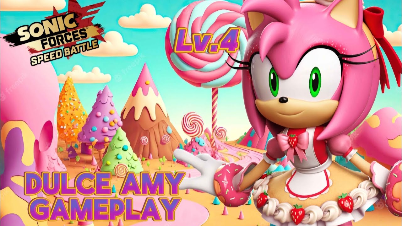 Sonic Forces Speed Battle 🍭🍩 Dulce Amy 🍩 Gameplay 🍩🍭
