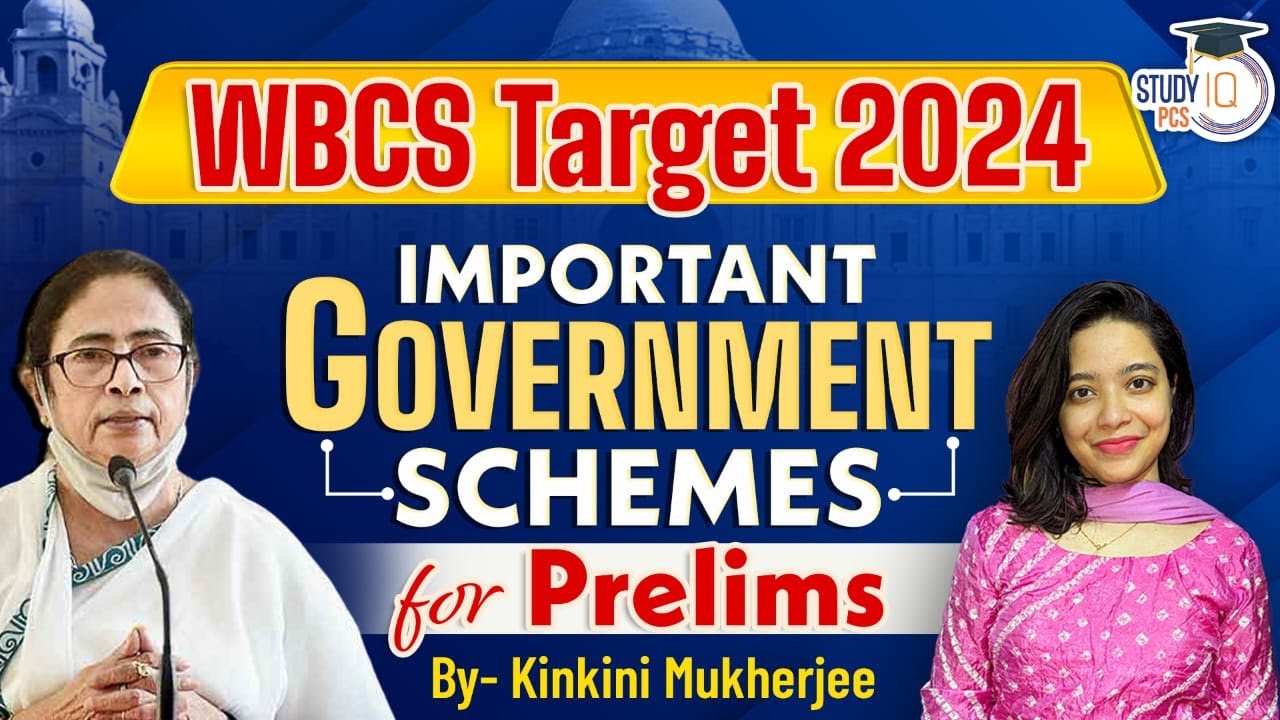 WBCS 2024 | West Bengal Important Government Schemes | WBCS Preparation 2024 | By Kinkini Mam
