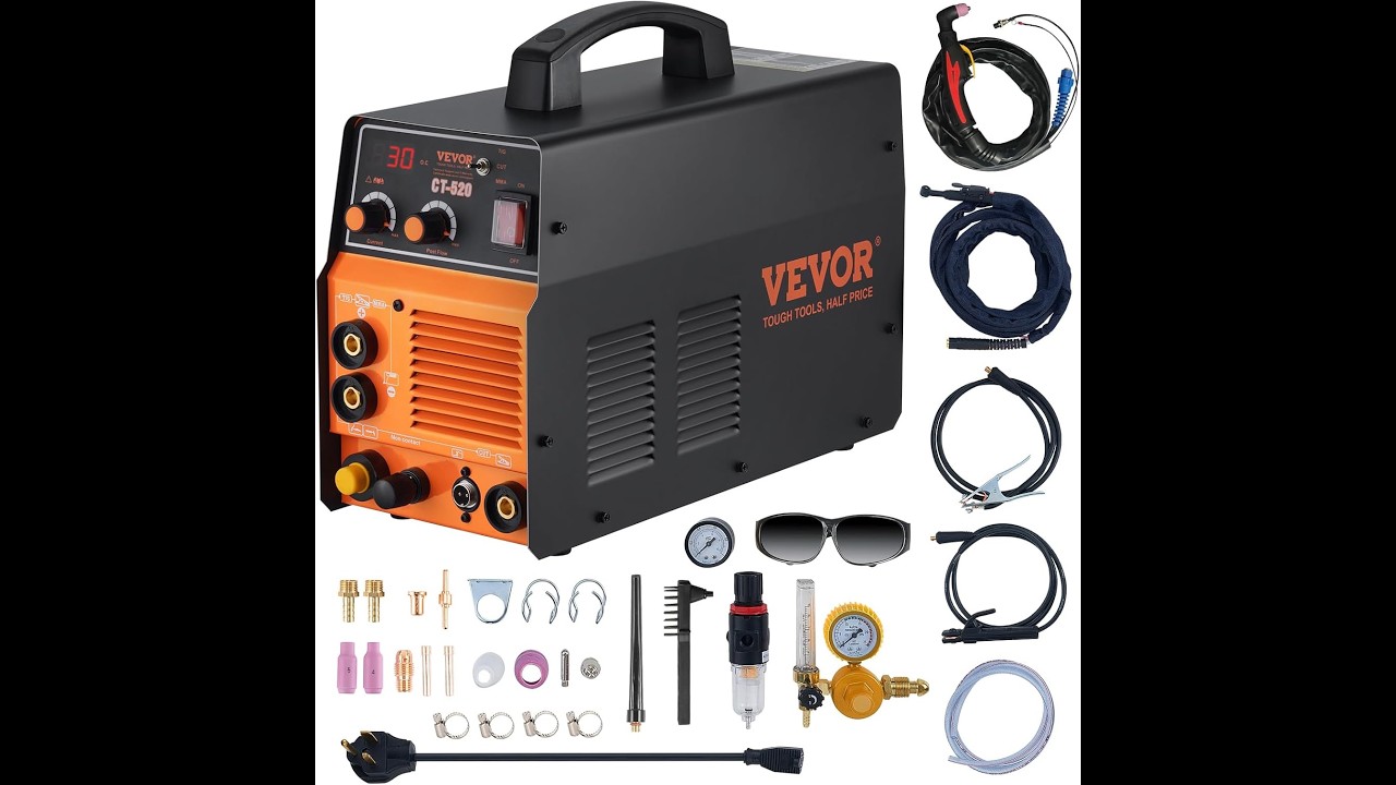 VEVOR CT-520 3-in-1 Combo Welder Review - Pros & Cons - 3 in 1 plasma cutter welder