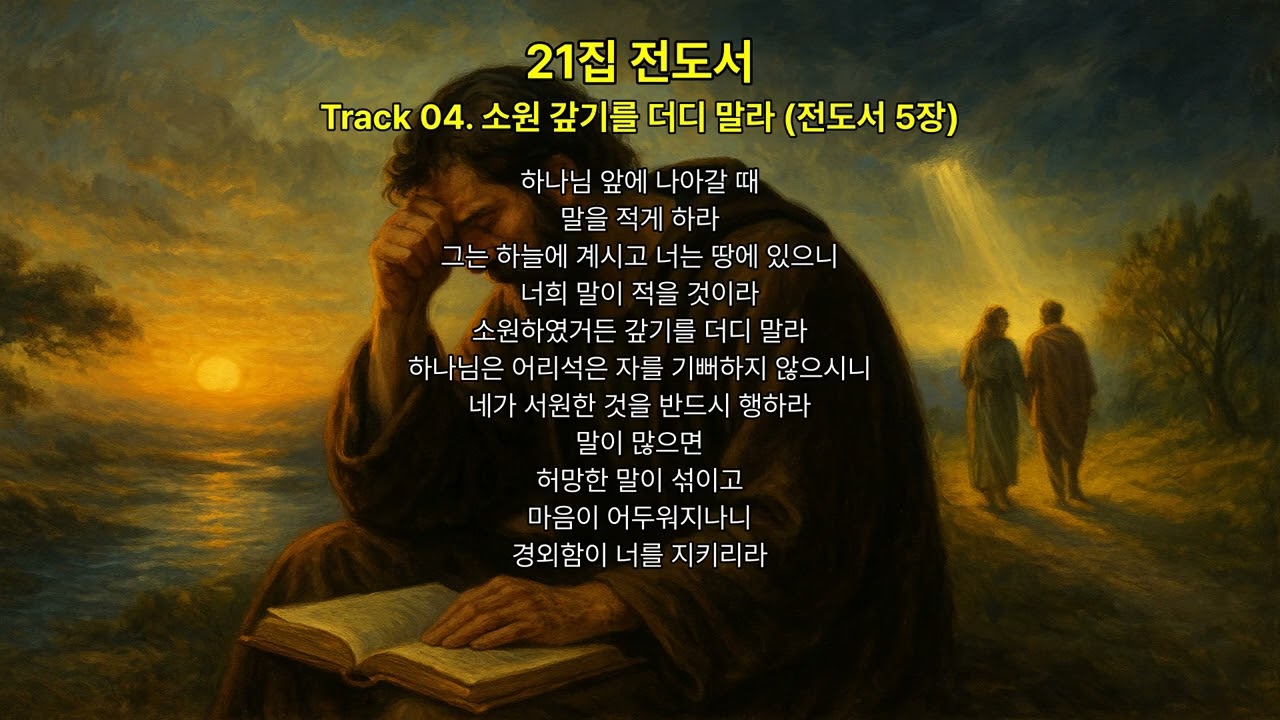 성경 묵상송 21집 : 전도서